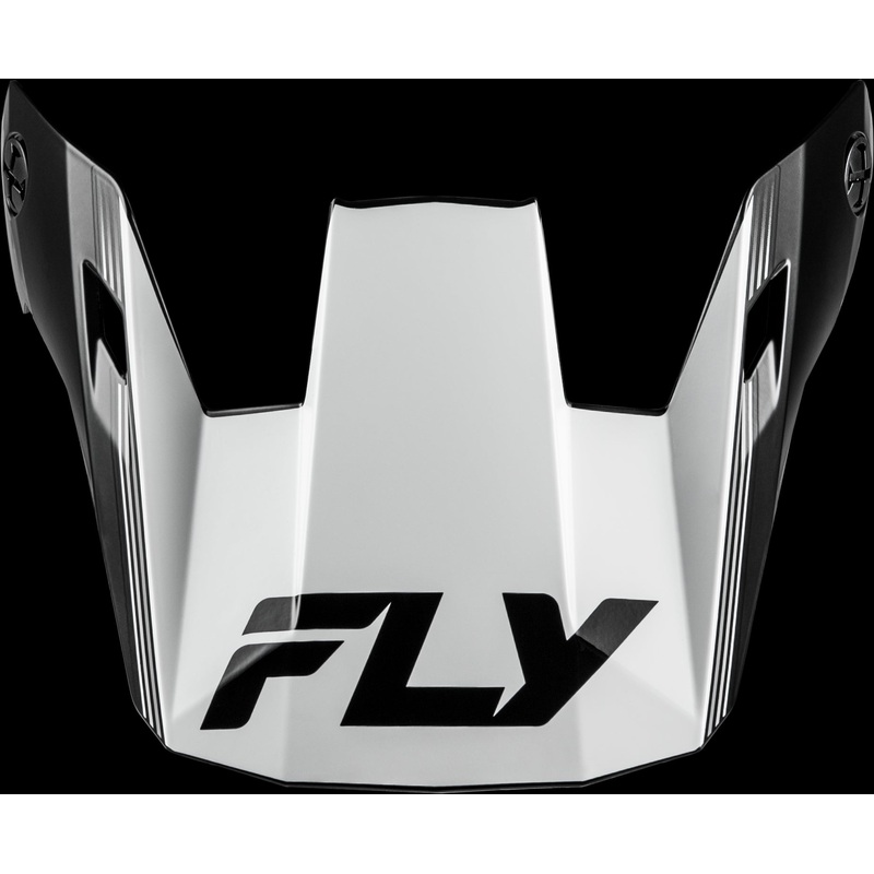 FLY RACING Rayce Repeat Helmet Visor Black/White Xl