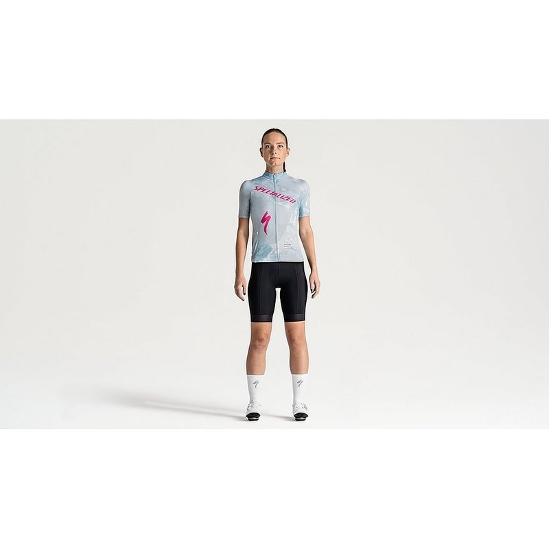 Specialized Sbc Foundation Graphic Jersey Ss Wmn Sea Foam/Rebel Pink Focal L