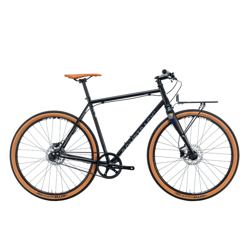 Bombtrack Outlaw Matte Black/Navy Blue Commuter Bike – 2022, Large