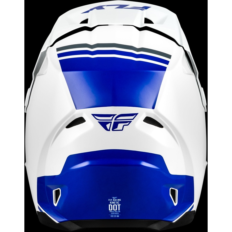 FLY RACING Kinetic Verdict Helmet White/Blue/Grey Xs