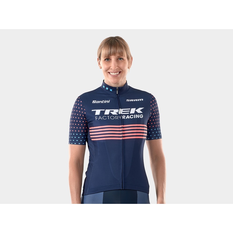 Jersey Santini Trek Factory Racing CX Replica Women S BL/PK