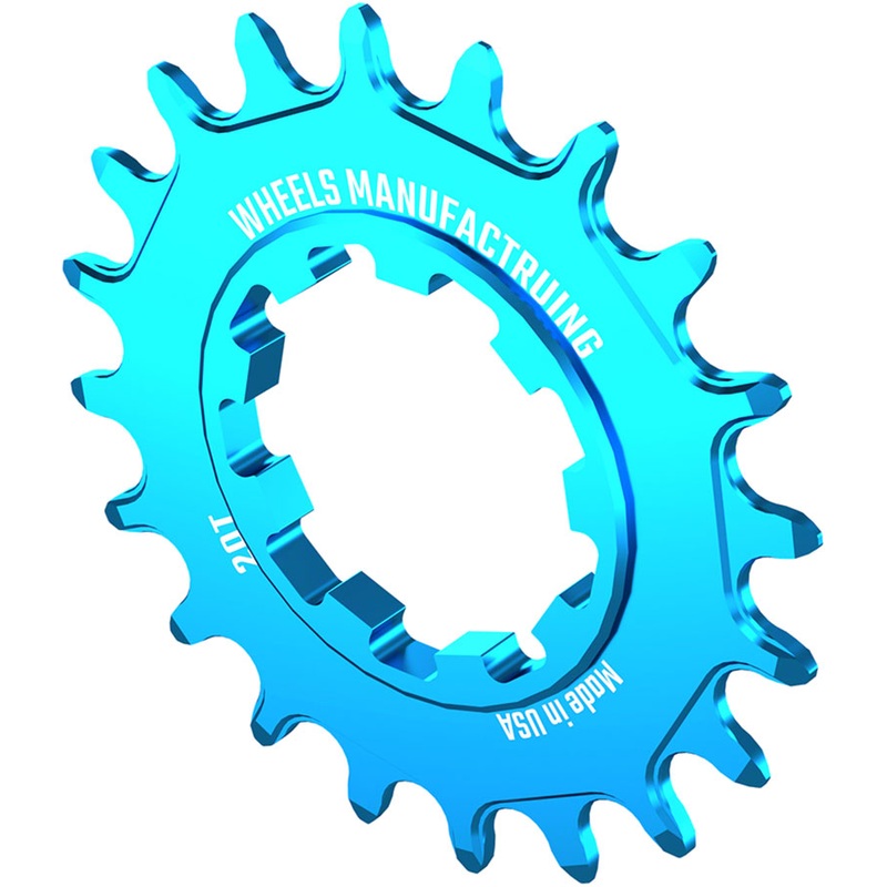 Wheels Manufacturing SOLO-SPEED Cog – 20t, Fits SOLO-SPLINE and SOLO-XD kits, Teal