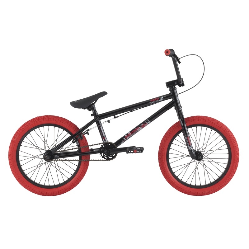 Haro Downtown 18″ BMX Bike-Gloss Black