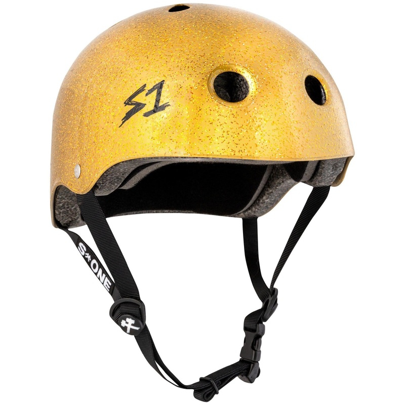 S-One Helmet Mini Lifer Gold Gloss Glitter Glitter XS