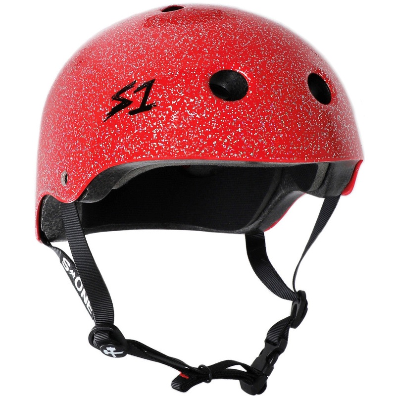 S1 Lifer Helmet – Red Gloss Glitter