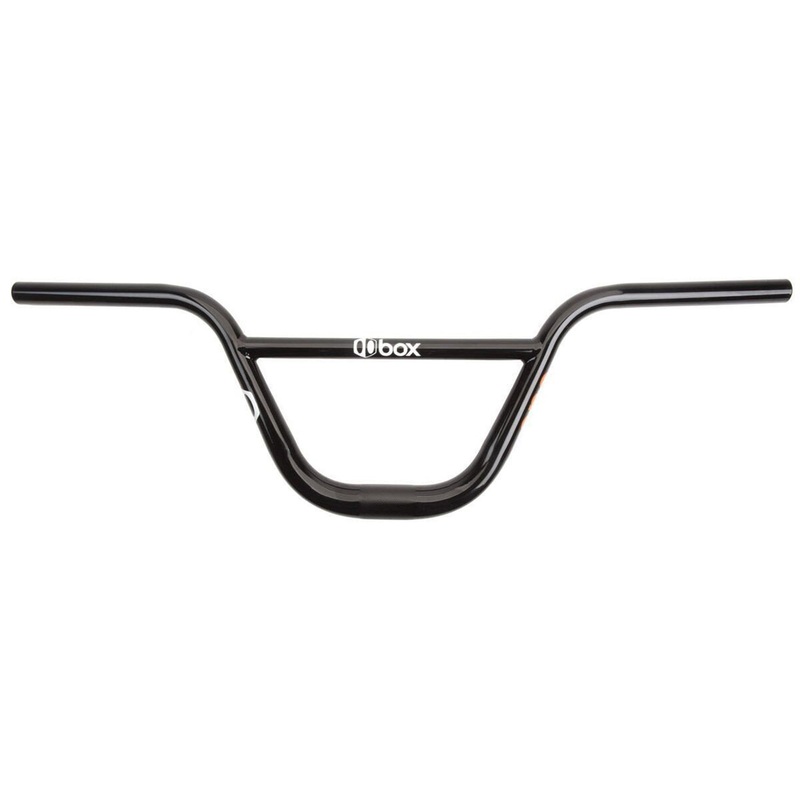 Box One Triple Tapered Chromoly Handlebar-5.5″ Black