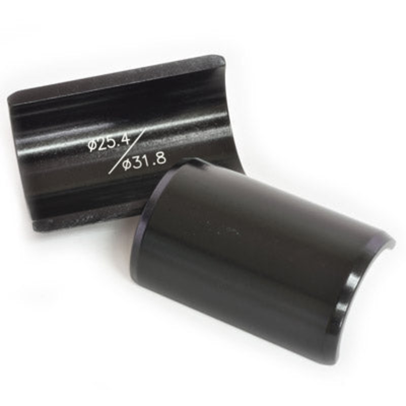 Wmfg Hbar Shim,31.8 To 25.4 31.8Mm To 25.4Mm Hbar,Pr Handlebar Shims Wheels Mfg. Stems NA Black