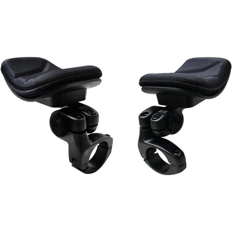 clip-on clamp w/pads handlebar black one size