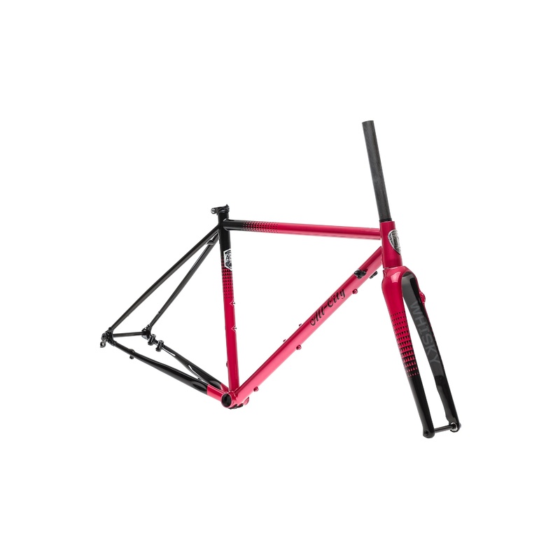 All-City Zig Zag Frameset – 700c, Steel, Sour Cherry Seltzer, 46cm 46cm