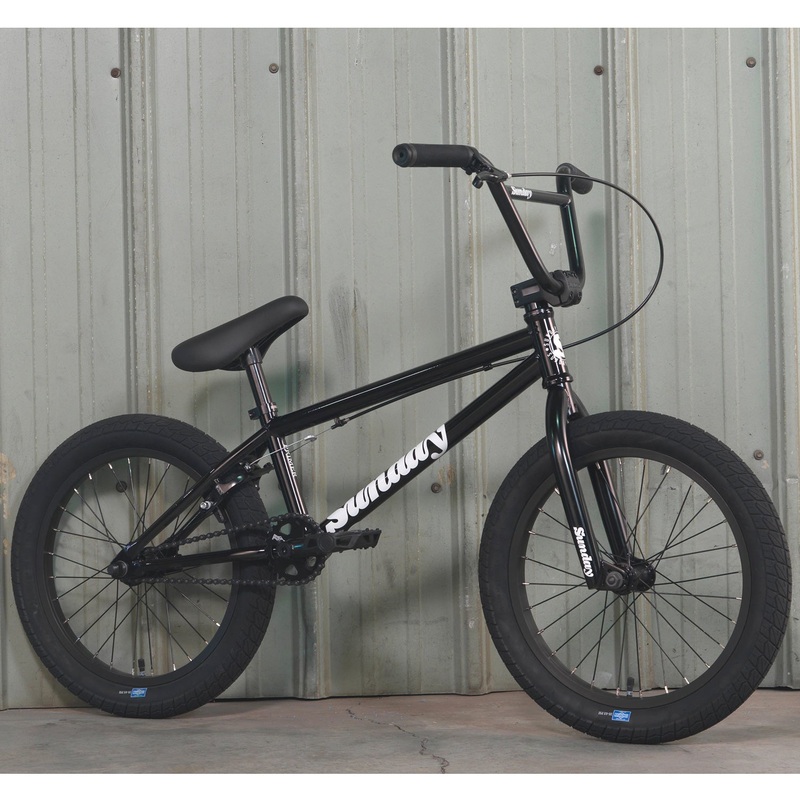 Sunday Primer 18″ BMX Freestyle Bike-Gloss Black