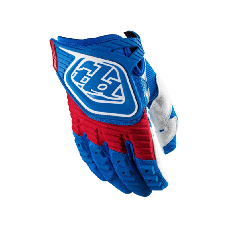 Troy Lee 2013 GP Gloves-Blue/Red Youth X-Small (3)