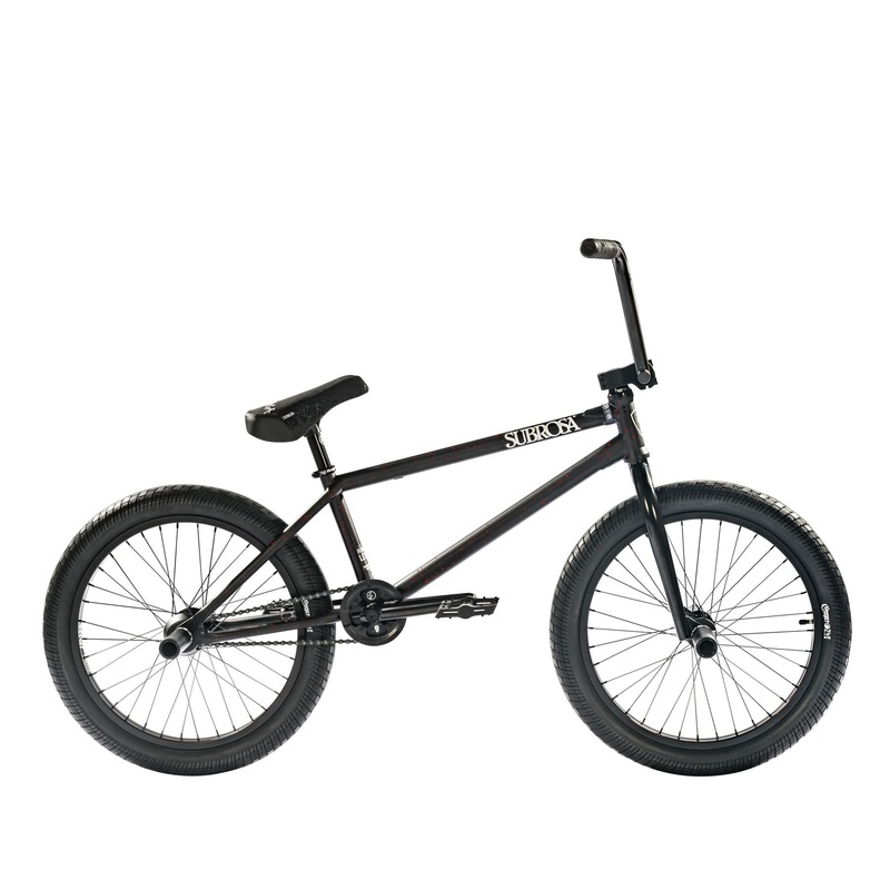 Subrosa Letum Bmx Bike Satin Black/Red Splatter