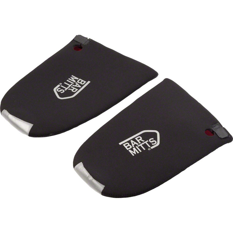 Bar Mitts Bullhorn / Cowhorn Pogie Handlebar Mittens: One Size, Black
