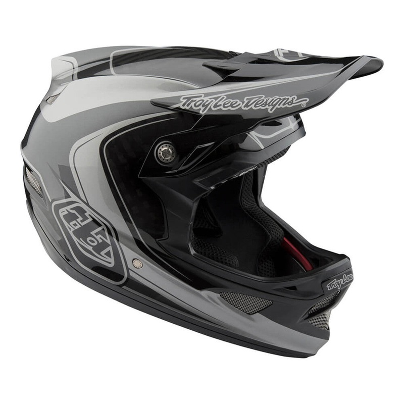 Troy Lee D3 Carbon MIPS Helmet-Mirage-Gray Gray X-Small