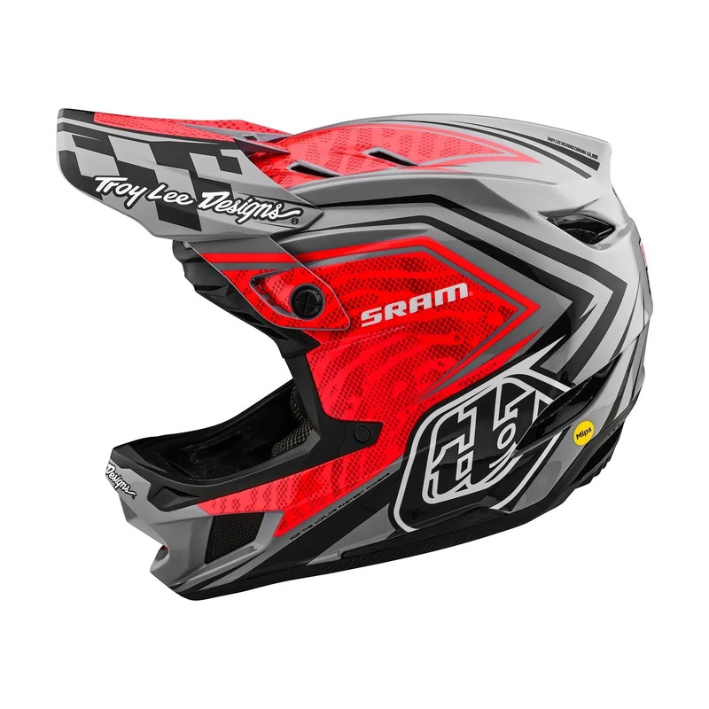 TLD D4 Carbon AS Helmet W/MIPS SRAM Red / Black SRAM Red/Black XS-S