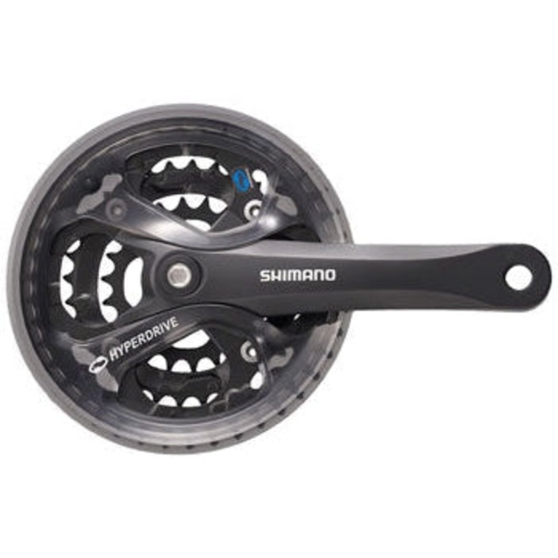 Acera FC-M361 Crankset – 170mm 7/8-Speed 42/32/22t 104/64 BCD Square Taper JIS Spindle Interface BLK