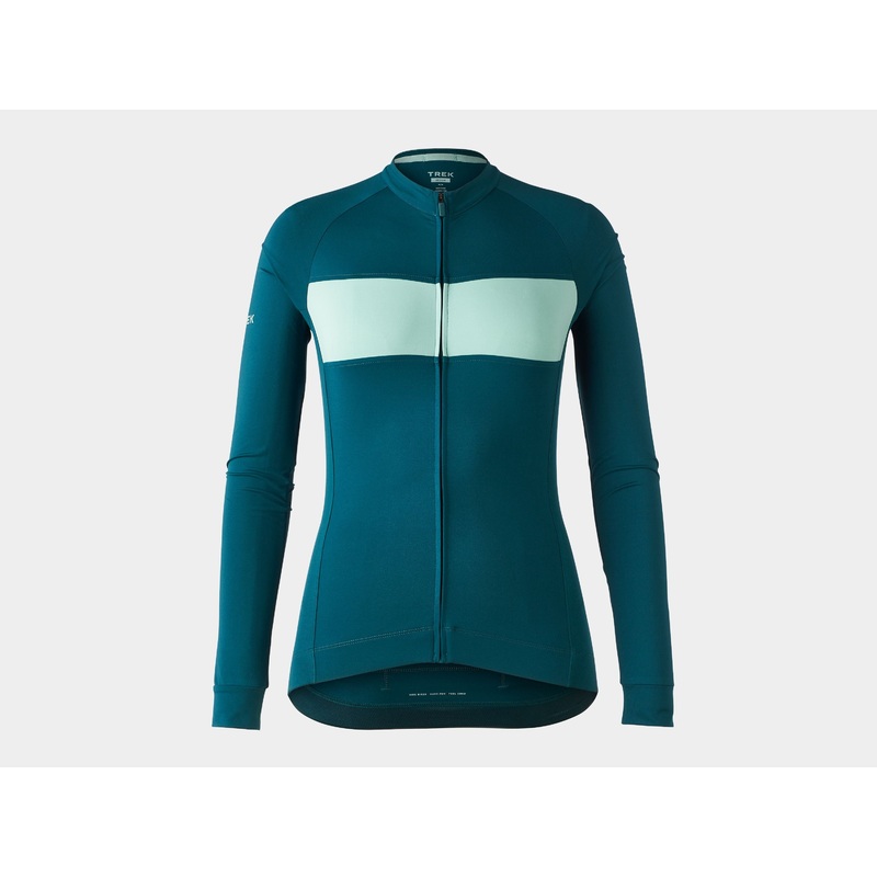 Jersey Trek Circuit Women LTD Long Sleeve X-Small Green/Teal