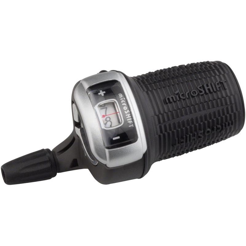 microSHIFT DS85 Right Twist Shifter 8-Speed Optical Gear Indicator Shimano Compatible