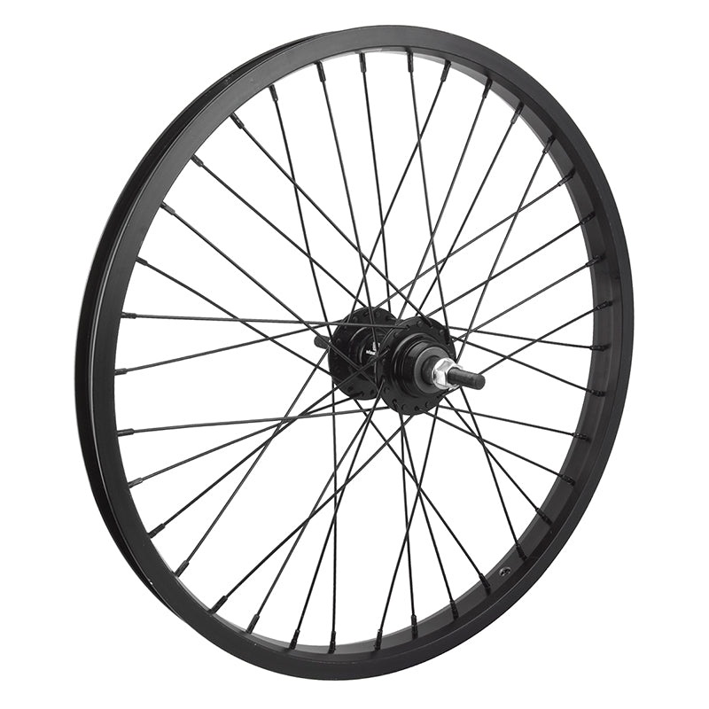 20″ Weinmann DM30 Double Wall Rear Wheel – 3/8″ – Flip-Flop – Black
