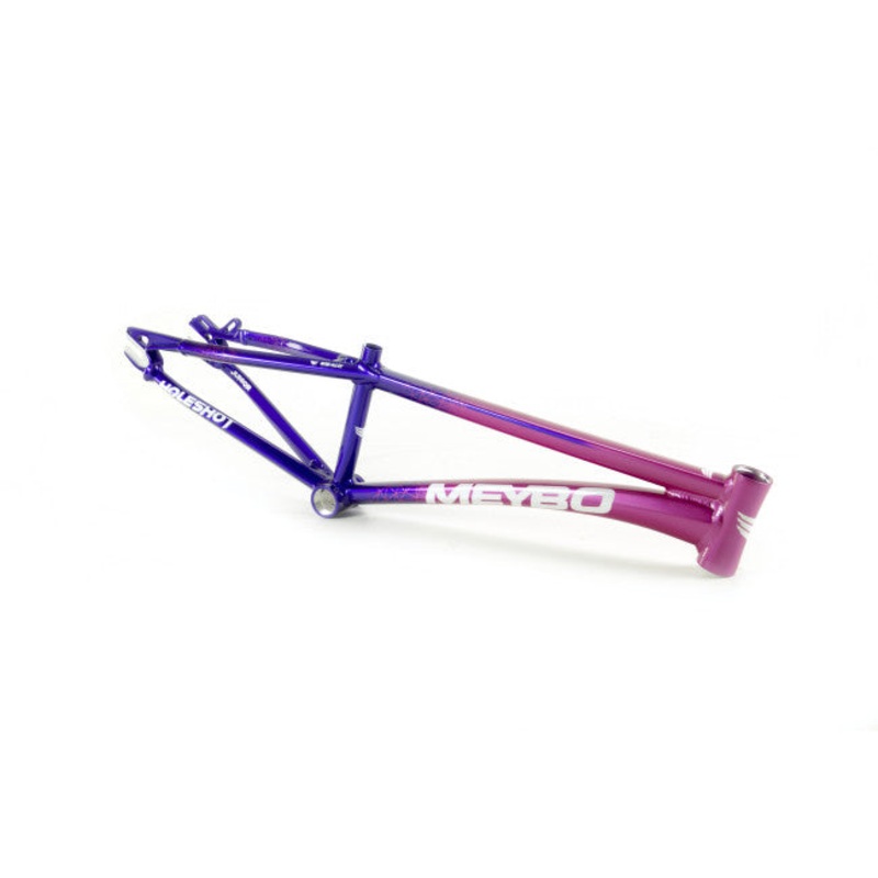 Meybo Holeshot Alloy BMX Race Frame 2024-Pink/Purple/White Mini