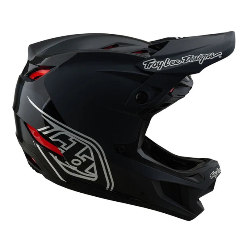 Troy lee D4 Polyacrylite Helmet Shadow Black Sm
