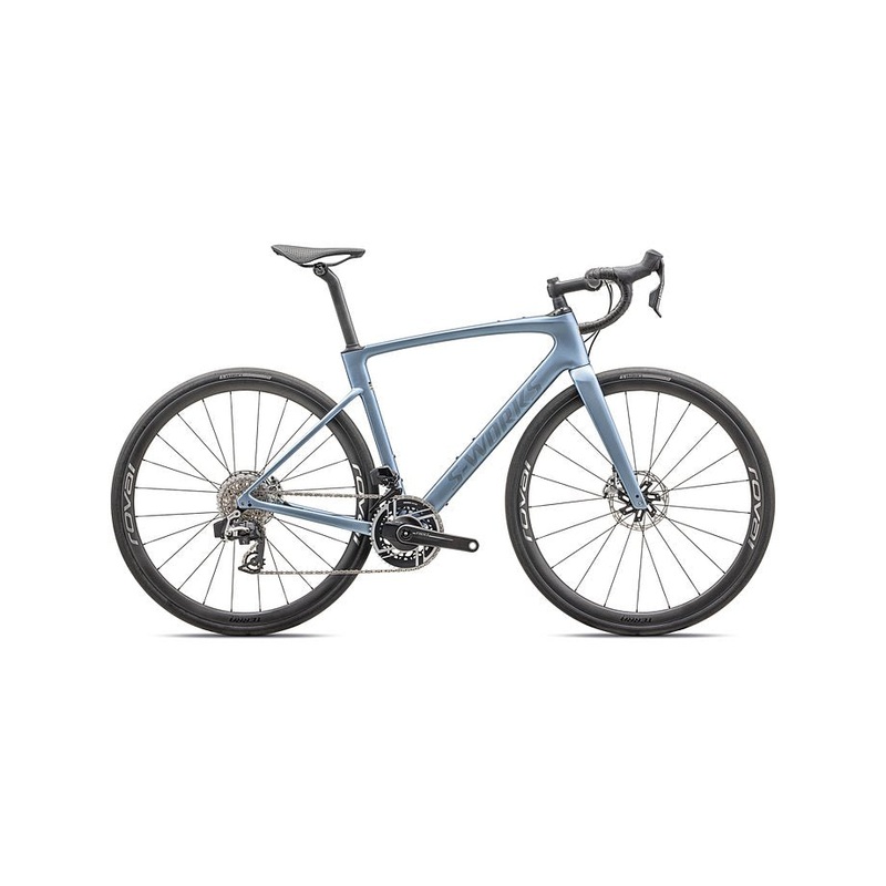 Specialized 2025 roubaix s-works ltd SATIN GLACIAL METALLIC/GLOSS BLACK PEARL 44
