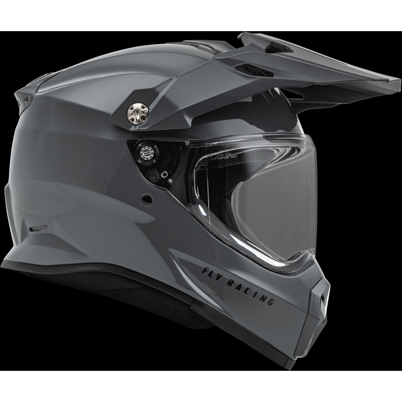FLY RACING Trekker Solid Helmet Grey Xs