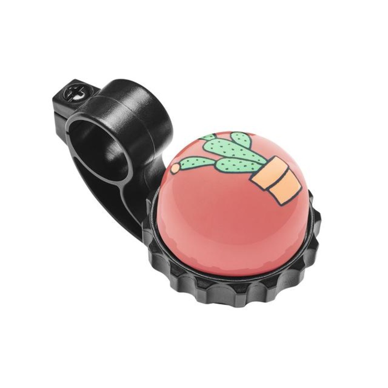 Cactus Flower Forward Twister Bike Bell Light Red One size