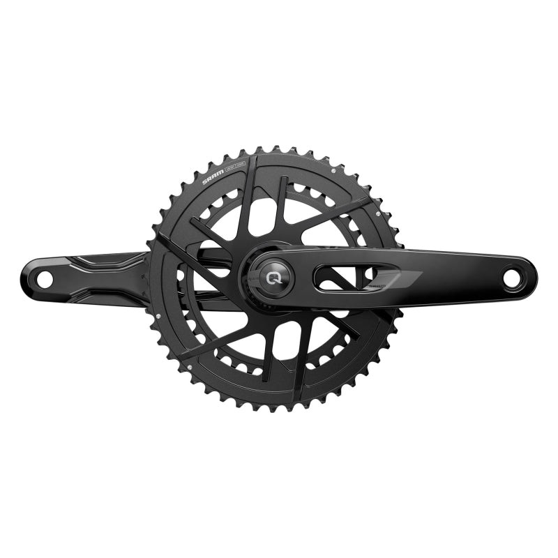 SRAM Rival AXS Power Meter Crankset – 165mm 12-Speed 46/33t 8-Bolt Direct Mount DUB PM Spindle Carbon E1