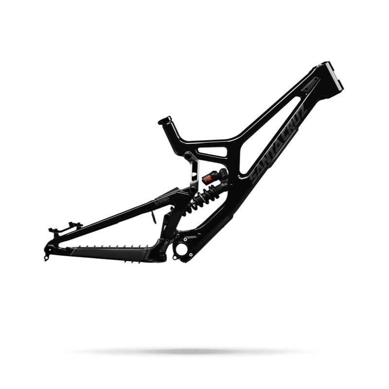 2025 Santa Cruz V10 8 CC MX Frameset Medium Gloss Black Sparkle