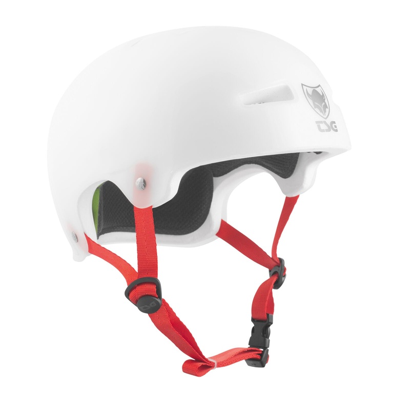 TSG Evolution Helmet / Special Clear White Clear S-M
