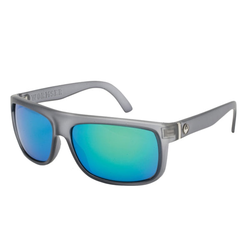 Dragon Wormser Sunglasses-Matte Gray Green Ion