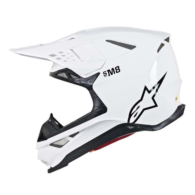 ALPINESTARS Supertech M8 Solid Helmet White X-Small