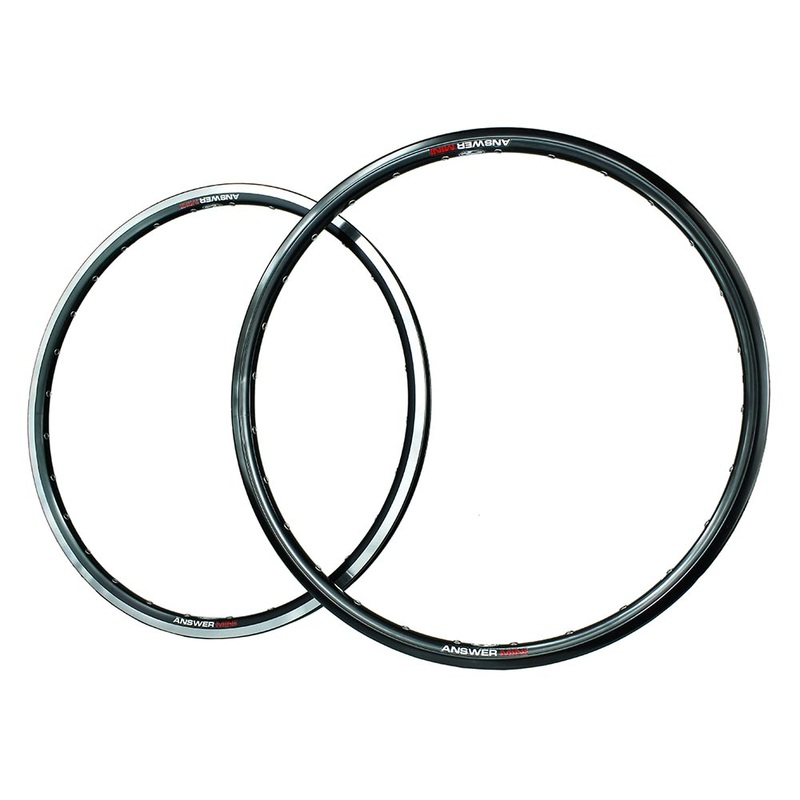 Answer Bmx Alumilite Mini Rims 20 Inch Rear Black