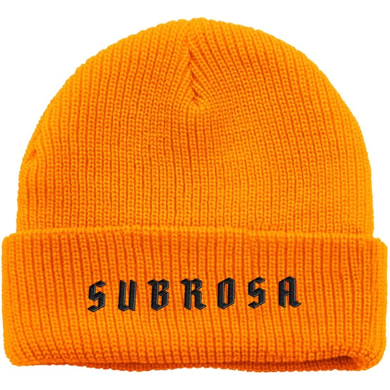 Subrosa Stout Beanie – Neon Orange