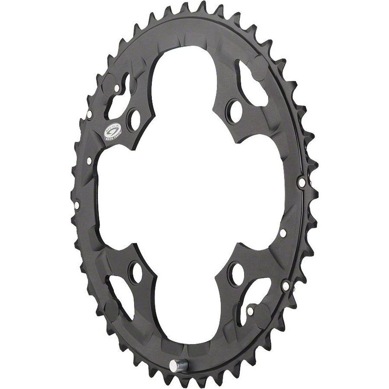 Shimano Deore M532 44t 104mm BCD, 9-Speed Chainring Black