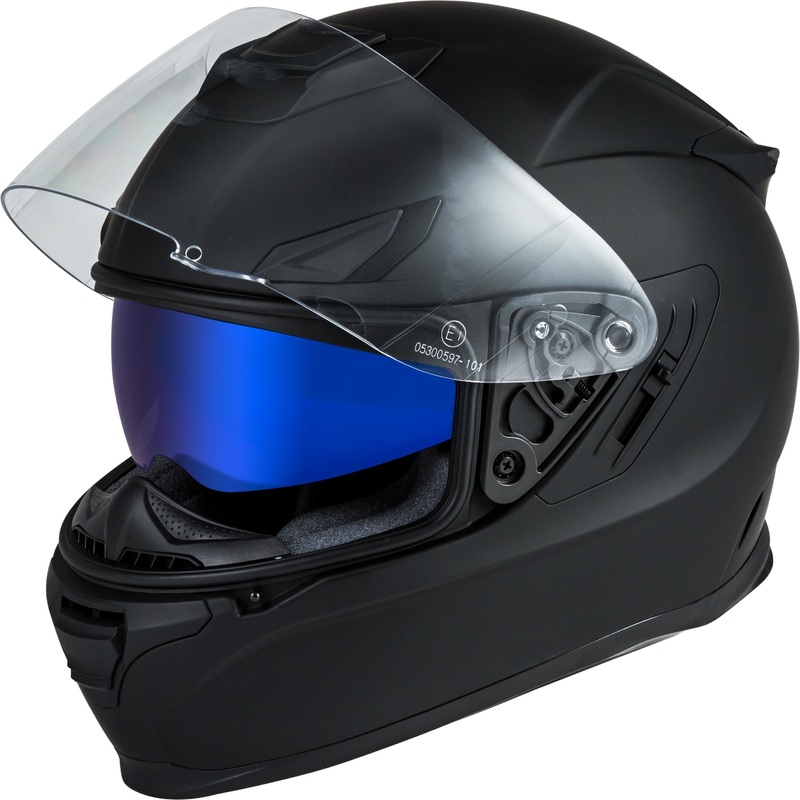 FLY RACING Sentinel Inner Sunshield Blue Mirror